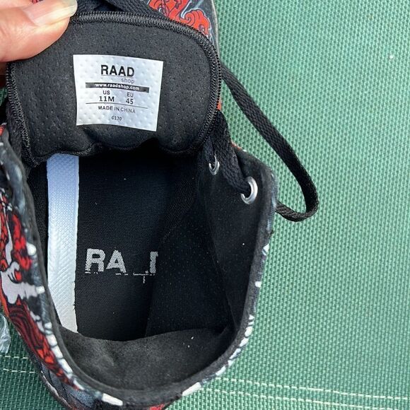 Raad Shop Unisex Red Japanese Dragon size 11 - Picture 6 of 7